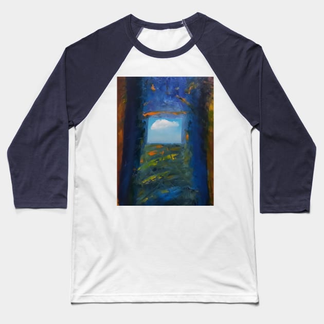 Path of the clouds Baseball T-Shirt by Dauri_Diogo